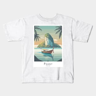 Serene Phuket Thailand Seascape Kids T-Shirt